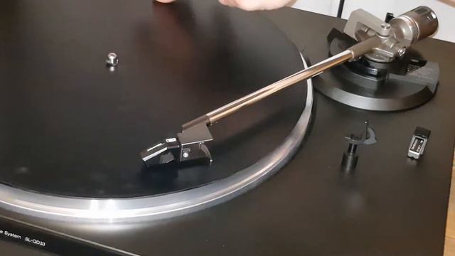 Changing calibrating stylus pickup Technics T4P cartridge SL QD33 audiotechnica P30 p27 смотреть онлайн