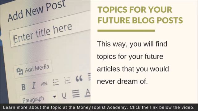 1 simple trick to find topics for your future blog posts смотреть онлайн
