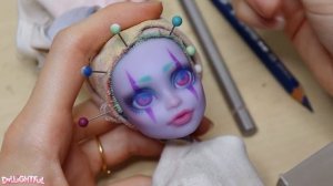 Repaint! Haunted Twyla Monster High Doll OOAK face up