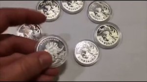 Коллекция монет Динозавров. Новинка Dinozauria