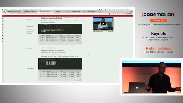 Data Science Apps: Beyond Notebooks - Natalino Busa - Codemotion Amsterdam 2017 смотреть онлайн
