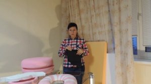 Курс по пенопласту, гигантский макарун из пенопласта