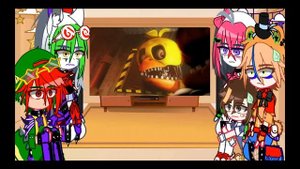Security Breach reacts to Every Chica in a nutshell | FNaF- Security breach | ImNotSam