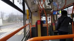 Троллейбус БКМ-321 борт. №4666 маршрут №44 в Минске (ПОЕЗДКА)