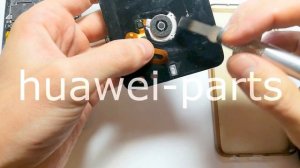 Как снять сканер отпечатка пальца с Huawei Honor 8