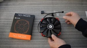 ОНЛАЙН ТРЕЙД.РУ - Вентилятор для корпуса ID-Cooling NO-14025K 140x140x25мм 800-1600RPM