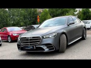 Mercedes S400 W223 - бронирование матовой полиуретановой плёнкой
