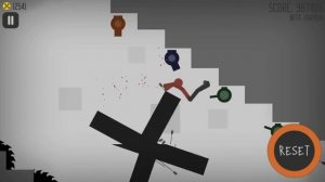 Stickman Dismounting Gameplay Part 35 - New Level   Stairs