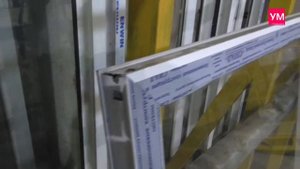 Глухая алюминиевая рама со стеклом