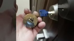 Замена цилиндра (личинки) multlock(мультилок) dedbolt