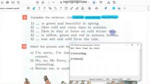 Unit 1, Step 2, Ex. 9 / ГДЗ. 6 класс. Учебник Rainbow English. 1 часть