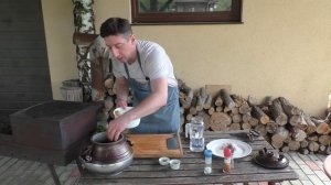 Утка в афганском казане с овощами