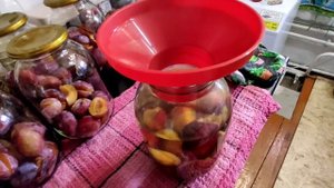 Компот из слив на зиму/простой и быстрый рецепт