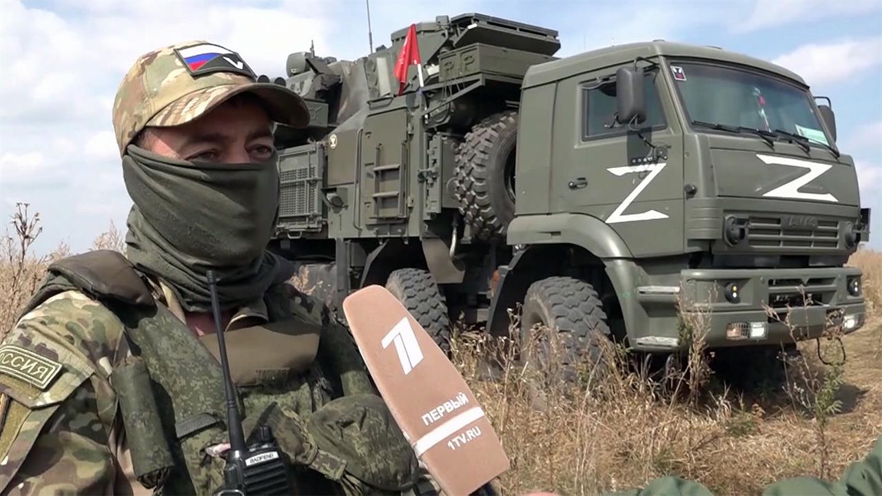 Репортаж из Луганской республики о бойцах, которые несут службу на ЗРПК "Панцирь"