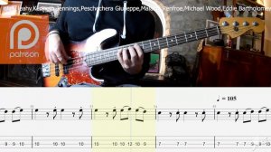 Black - Wonderful Life BASS COVER + PLAY ALONG TAB + SCORE