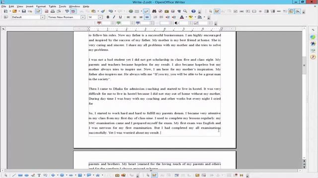 How to add Page number to OpenOffice Writer Document смотреть онлайн