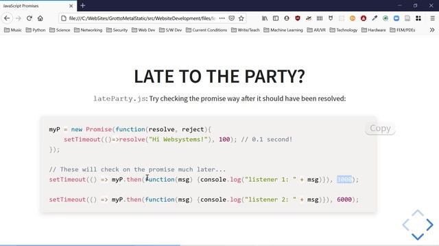 JavaScript Promises