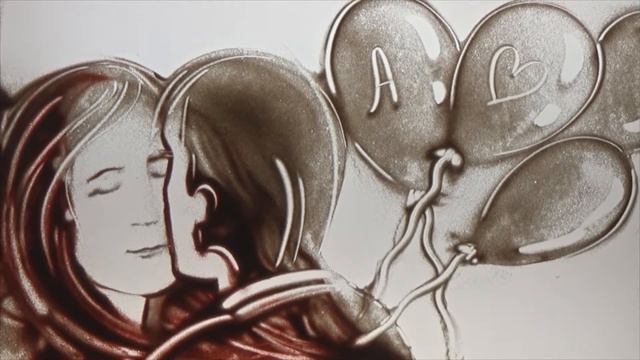 Песочная анимация love story. История любви песочная анимация