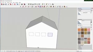 Бонус #2 Создаем внешний облик дома в программе SketchUp