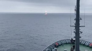 Пуск Калибров с подводной лодки и корабля