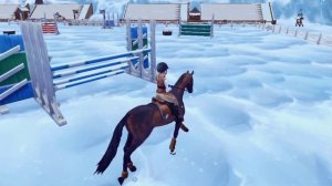 Влог/ Прыжковая тренировка с Бризом/ Star stable/ RRP/ Harper Starham