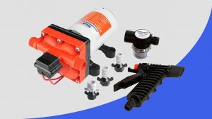 Комплект помывочный SeaFlo 15 л/мин, 55 PSI (3.8 бар)