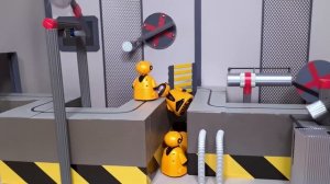 Major HAMSTER vs CAT in ROBOT BATTLE