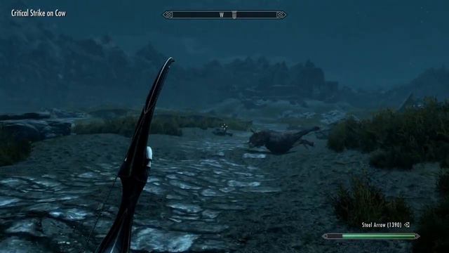 Skyrim Cow has seizure when I shoot it. смотреть онлайн