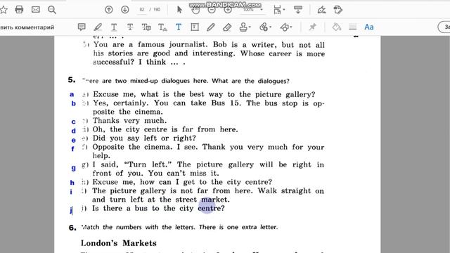 Unit 5, Step 8, Ex. 5 / ГДЗ. 5 класс. Учебник Rainbow English. 2 часть смотреть онлайн