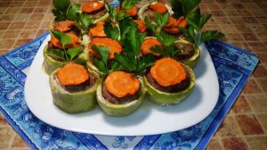 КАБАЧКИ фаршированные ! ГОЛУБЦЫ из кабачков !