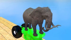 Cow Mammoth Elephant Dogs Zebra Buffalo Guess The Right Key ESCAPE ROOM CHALLENGE Animals Ball Game