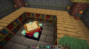 How to Make a Minecraft 1.20 Enchanting Table Bookshelf Setup