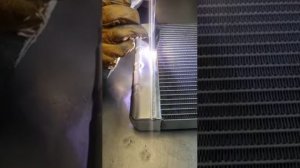 tig welding 2021 radiator from the car аргон сварка,сварка радиатора автомобиля.