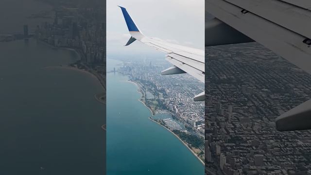 Chicago downtown skyline view from Flight| 6000 Ft | Chicago | Lake Michigan