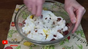 ДЕТСКОЕ МЕНЮ: НЕЖНЫЙ ТВОРОЖНО-РИСОВЫЙ ПУДИНГ С ИЗЮМОМ / Cottage cheese - rice pudding