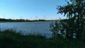 Рыбалка на берегу Беловского моря.  Было весело