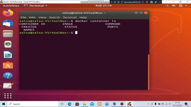 Salsa Hermiyawati - 193307025 | Instalasi Docker & Create Container pada Ubuntu смотреть онлайн