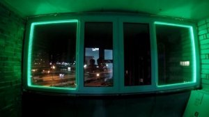 3D Подсветка в стеклопакете .RGB лента в окне. Первый опыт