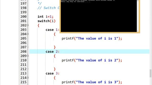 Tutorial 19: Switch Case in C (Including Nested Switch) смотреть онлайн