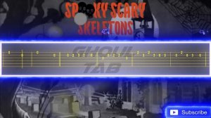 Spooky Scary Skeletons 🎃👻 (Guitar Tab 譜 Tutorial)