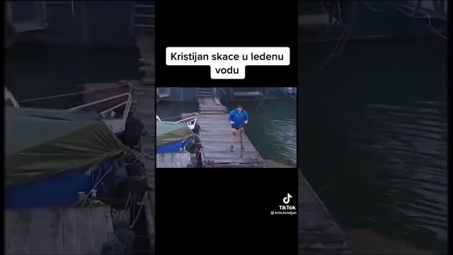 Kristijan Krile Golubovic Skace u ledenu vodu