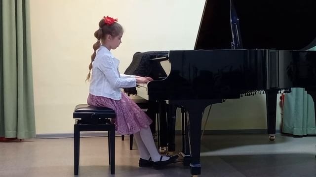 Гришкевич Таисия, 11 лет, А.Лепин. "Полька". смотреть онлайн