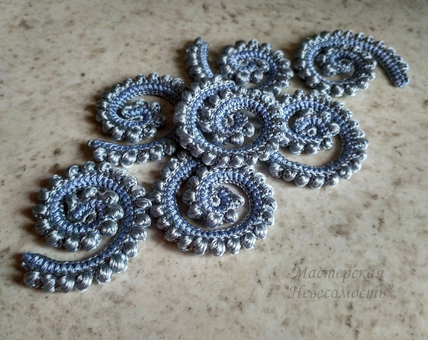 № 4. Завиток с обвязкой пышными столбиками..mp4 смотреть онлайн