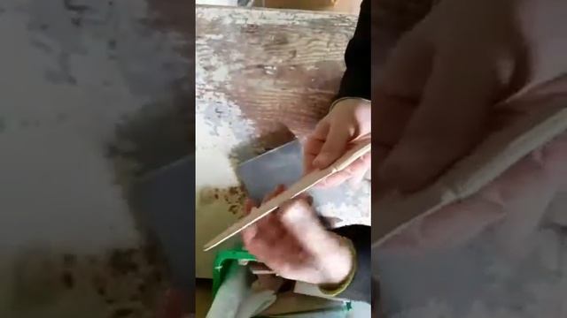 Как сделать нож Кунай Standoff 2 из дерева?DIY смотреть онлайн