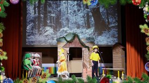 Спектакль  «Little house in the wood» в исполнении 1 класса Leaders International School