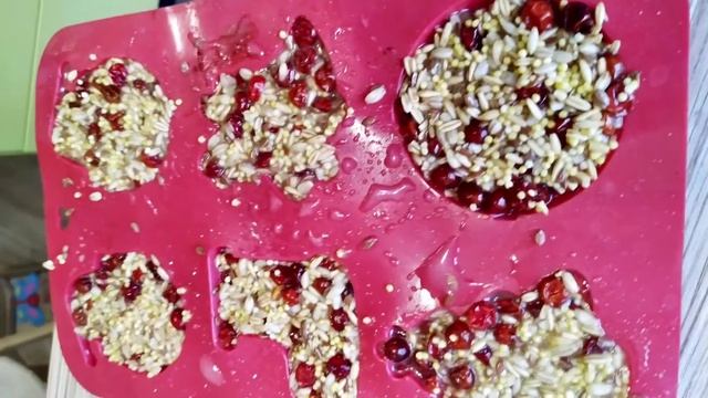 Съедобные кормушки для птиц.