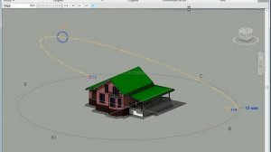 Инсоляция коттеджа в Autodesk Revit