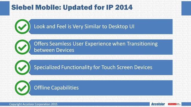 Siebel Mobile - The Future for Siebel on Mobile Devices смотреть онлайн