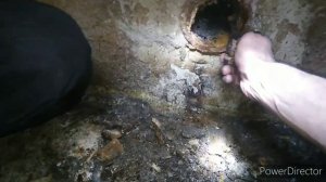 #заменаканализации Канализация в подвале, меняем кусок.