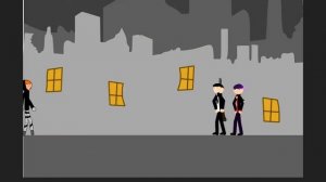 Короткая анимация борьбы/рисуем мультфильмы 2